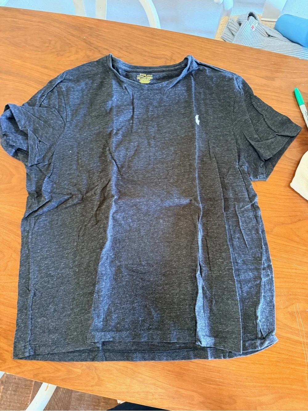 Polo by Ralph Lauren Charcoal Heather Short Sleeve Crew Tee